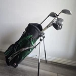 Wilson Prostaff Oversize Women Golf Club Set - 5 Irons & 2 Woods Rh Bag. Fixed Price $75.00.