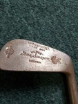 Faux Wood Shaft Golf Club Wilson Gene Sarazen Punch Dot Face Chromium 5 FH3. Fixed Price $15.00.