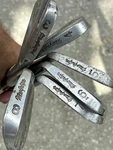 Macgregor Hogan Antique Parmaker 1622 Stainless Offset Irons Leather 1940. Fixed Price $150.00.