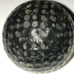 Ping Karsten Black White Gold Script Two Tone Golf Ball P-2 1CT. Fixed Price $30.00.