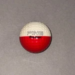 Vintage Ping Karsten Eye Two Tone Golf Ball Pebble Beach. Fixed Price $20.00.