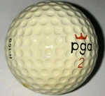 Pga Red H-168 #2 Logo Golf Ball (B-10-7) Collectible Vintage. Fixed Price $5.40.