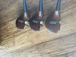 Spalding Persimmon Golf Club Set Woods Top Flight Vintage. Fixed Price $99.00.