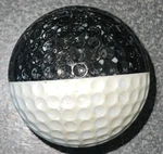 Ping Black & White Two Tone Golf Ball (H-13-4) 1CT (one). Fixed Price $41.25.