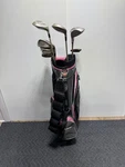 Women's Golf Set W/ Wilson Prostaff Irons & Ram Cart Bag - 14 Clubs Flex Rh. Fixed Price $220.00.