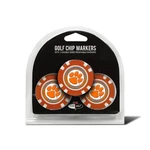 Clemson Tigers Chip With Marker 3 Pack New Ncaa Golfing Putter. Fixed Price $7.95.