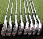 Vintage Ben Hogan Radial 3-E Irons, Apex Steel Shafts Rh Usable Grips. Fixed Price $199.99.