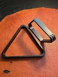 Pearson Of 2 Wooden Billiard Ball Rack Set, 8 & 9 Solid Black. Fixed Price $24.99.