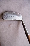 Wood Shaft Pga Std. P2 Putter 34.5". Fixed Price $35.00.