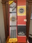 Wilson Advertising Display Box Sam Snead Champ Irons 3,5,7,9,W Greenbrier Hotel. Fixed Price $265.00.