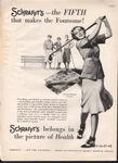 1931 Schraffts Dresden Package Candy Chocolate Golf Xandell Sport AD18955. Fixed Price $21.95.