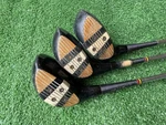 Spalding Top Flite Model 57 Driver, 2.5, 3.5 Persimmon Set Rh Steel Shafts. Fixed Price $27.00.