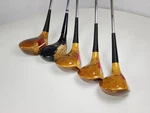 Macgregor 242W Persimmon Wood Set 1,2,3,4,5 Rh Golf Clubs. Fixed Price $118.00.