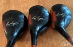1958 Ben Hogan Precision Saber 100 Model Persimmon Woods Set Driver 2 3 Rh. Fixed Price $169.00.
