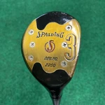 Spalding Reg No 2250 Persimmion 3-WOOD Robt Jones Jr Dynamic Flex Steel Rh. Fixed Price $34.88.