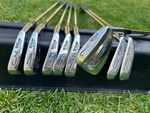 Vtg Wilson #25077 Johnny Miller Crest Right Hand Rh Golf Clubs (irons) Excellent. Fixed Price $150.00.
