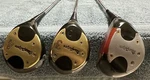 Macgregor MT1W, Tourney Golf Club Woods Persimmons 1,3,4. Fixed Price $85.00.