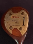 Rare, Vintage 1991-1992 Wilson System 45 Persimmon Driver. Fixed Price $79.00.