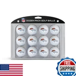 Team Golf Nfl Denver Broncos Balls, 12-PACK, Regulation Size. Fixed Price $71.05.
