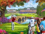 The Final Hole (golf) Jigsaw Puzzle 550 By - Large Pieces Fully Inter.... Fixed Price $20.85.