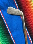 Antique Hickory Wood Shaft Wm Gibson Geo Duncan Akros Rustless 1 Iron Golf Club. Fixed Price $169.00.