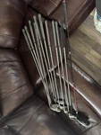 Arnold Palmer Vintage OS99 Golf Club Set W/ Driver And Putter. Fixed Price $105.00.