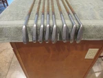 Vintage Robert T. Jones Jr. Spalding Registered Mens Rh Golf Clubs 2-9 Irons. Fixed Price $59.99.