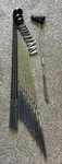 Wilson Deep Red Golf Club Set Lh Reg, 3-9, Pw, Sw, Driver, 3-5 + Odyssey Putter. Fixed Price $349.99.