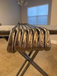 Ping E1 Iron Set White Dot 4-W Original Grips Regular Flex. Fixed Price $350.00.