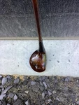 Antique Hickory Wood Shaft Ag Spalding Duncan Patent Inserted Brassie Golf Club. Fixed Price $119.00.