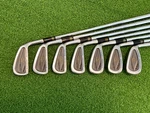 Macgregor Golf Reverse Draft Rd Iron Set 4-PW Right Handed Steel Vda Gold Stiff. Fixed Price $79.99.