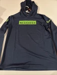 Nike Nfl Seattle Seahawks Team Issue Hooded Tee Sz FQ9549 Navy. Fixed Price $56.70.