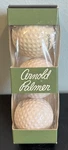 Vtg Arnold Palmer 1 Golf Balls 3 Pack Sleeve White Company Course Nos. Fixed Price $14.95.