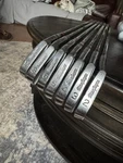 Vintage Macgregor Tourney V.f.q. MT2 Irons 2-9 (no 7) Stiff. Fixed Price $85.00.
