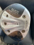 Wilson Turf Rider Persimmon Driver Cross Hatch No Insert Late 30 To Early 40. Fixed Price $99.95.