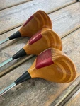 Vintage Ping Zing Karsten 3, 5, & 7 Wood Set Blonde Kt-m Rh Golf Clubs Nice. Fixed Price $69.95.