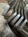Vintage Mixed Macgregor Irons, Wedge, Ping 5 Wood. Fixed Price $49.00.