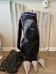 Wilson Hope Womens Golf Club Set With Bag Pink 11 Piece Steel/ Graphite Shaft Rh. Fixed Price $399.99.