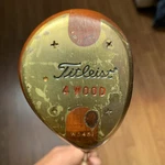 Titleist Golf W5451 Persimmon Driver Wood Right Steel Dynamic Stiff Oil Harden. Fixed Price $24.97.