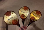 Vintage 1962 Macgregor Tourney MT1W Persimmon Woods Set (1, 2, 3) - Beautiful. Fixed Price $189.00.