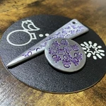 Dancing Skulls! Hand Made Aluminum Golf Divot Tool/ball Marker Combo Set!. Fixed Price $57.95.