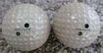 2 Unused Spalding Kro-flite Dimple Double Dot Golf Balls W/cadwell-geer Covers. Fixed Price $32.00.